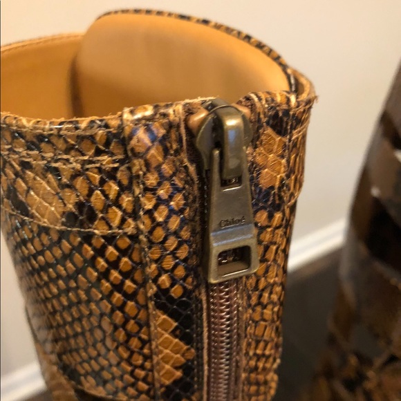 CHLOE PYTHON BOOT - Picture 5 of 7